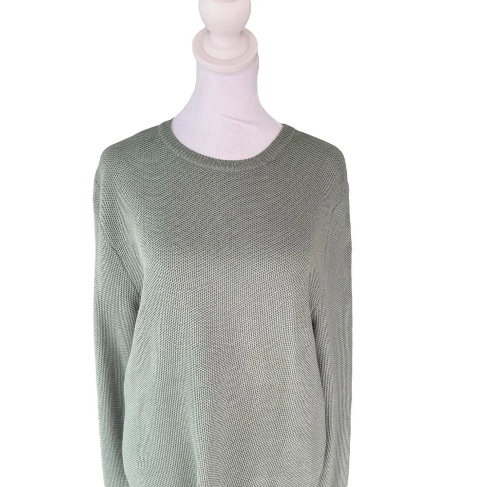 J. Crew - NWT Cotton Blend Pique Crewneck Sweater Sz S